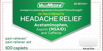 Image Description (Es Headache Relief 100 Ct)
